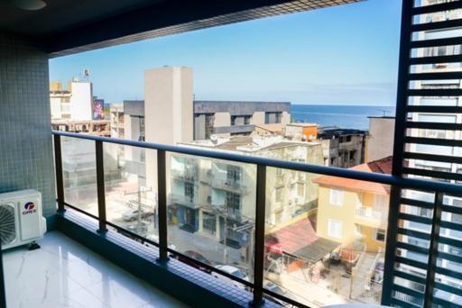 살바도르 Smart Farol Da Barra - Vista Mar Com Varanda Arejada 아파트 외부 사진